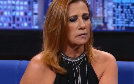 Rita Cadillac durante entrevista a Danilo Gentili, concorrente de Porchat, no ano passado - Reprodução/SBT