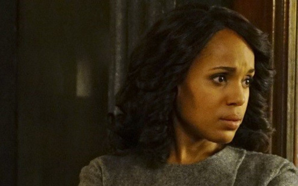 A atriz Kerry Washington, protagonista de Scandal, em cena da sexta temporada da série - Divulgação/ABC