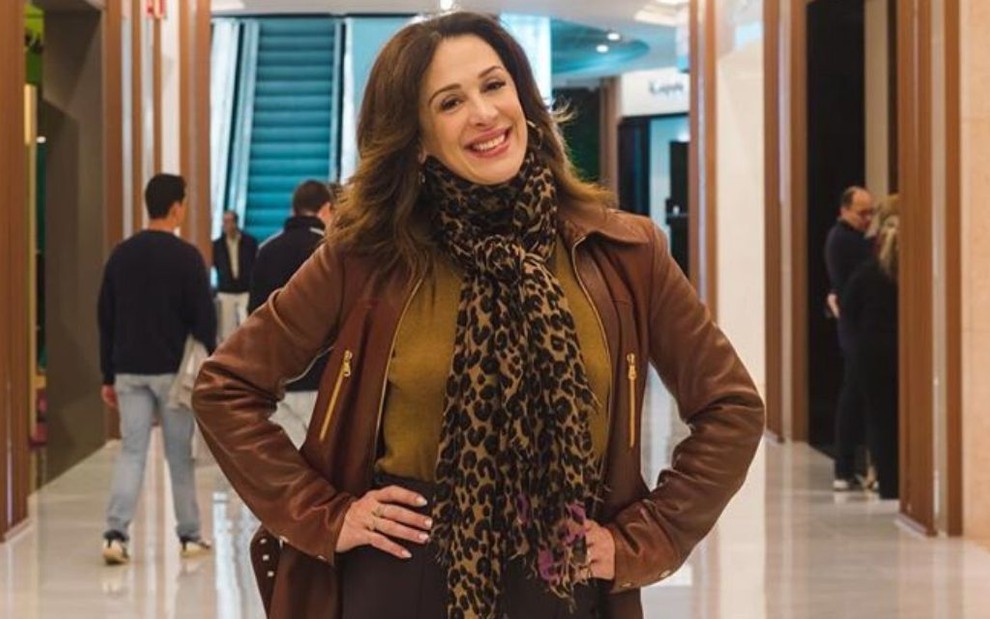 Imagem de Claudia Raia no Shopping