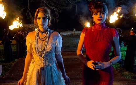 Isabella Santoni e Agatha Moreira em cena de Missão Cupido