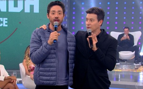 Imagem de Rico Melquiades e Rodrigo Faro no Hora do Faro
