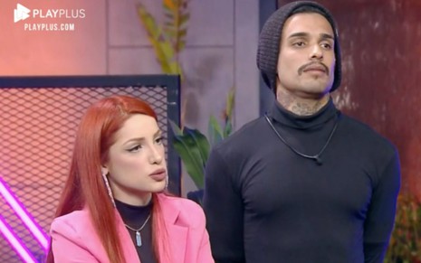 Brenda Paixão e Matheus Sampaio em dinâmica no Power Couple