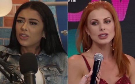 Montagem com Fernanda Medrado e Deborah Albuquerque