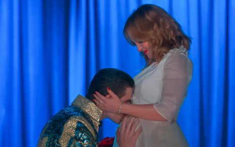 Larissa Manoela e Rafael Vitti gravam cena final de Além da Ilusão como Isadora e Davi