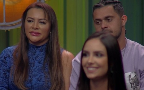 Imagem de Márcia Fellipe e Rod Bala durante o Quebra-Power do Power Couple Brasil 5