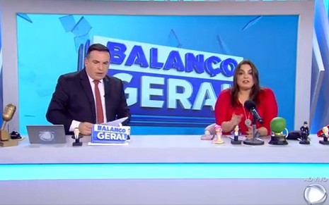 Reinaldo Gottino e Fabíola Reipert no A Hora da Venenosa