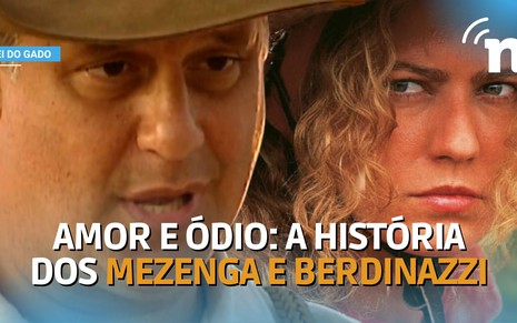 Bruno Mezenga e Luana se olham com paixão