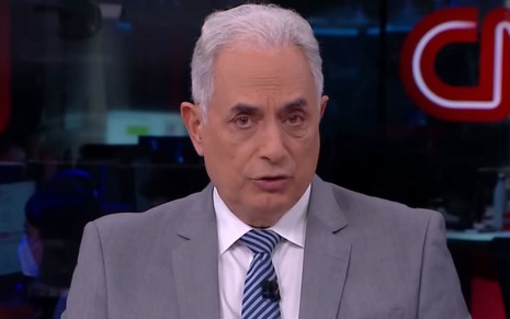Imagem de William Waack no Jornal da CNN
