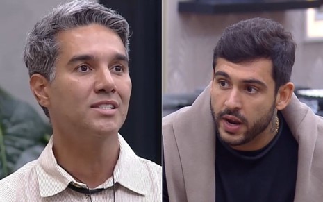 Montagem com fotos de Fernando Sampaio e João Hadad em A Grande Conquista 2