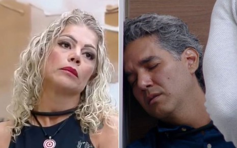 Montagem com Catia Paganote à esquerda e Fernando Sampaio à direita