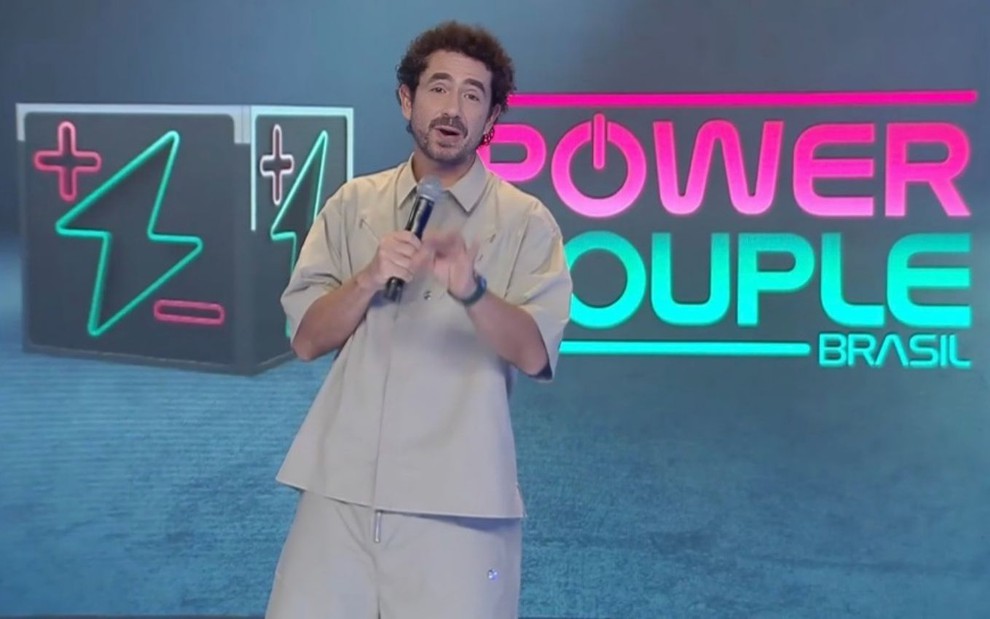 Foto de Felipe Andreoli durante o Power Couple Brasil 7