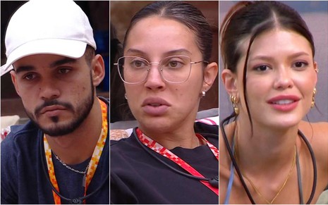 Montagem de fotos de João Pedro Siqueira, Renata Saldanha e Vitória Strada