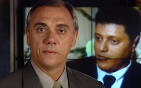 Marcelo Rezende no Linha Direta sobre sequestro de Wellington Camargo, irmão de Zezé Di Camargo e Luciano - Reprodução/TV Globo