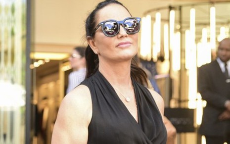 Luiza Brunet em evento em São Paulo; modelo não teve a união estável com empresário reconhecida pela Justiça - LEO FRANCO/AGNEWS