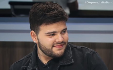 Nathan Lilja, o Nana Rude, em O Aprendiz; influenciador digital está no centro de impasse na Band - Reprodução/Band